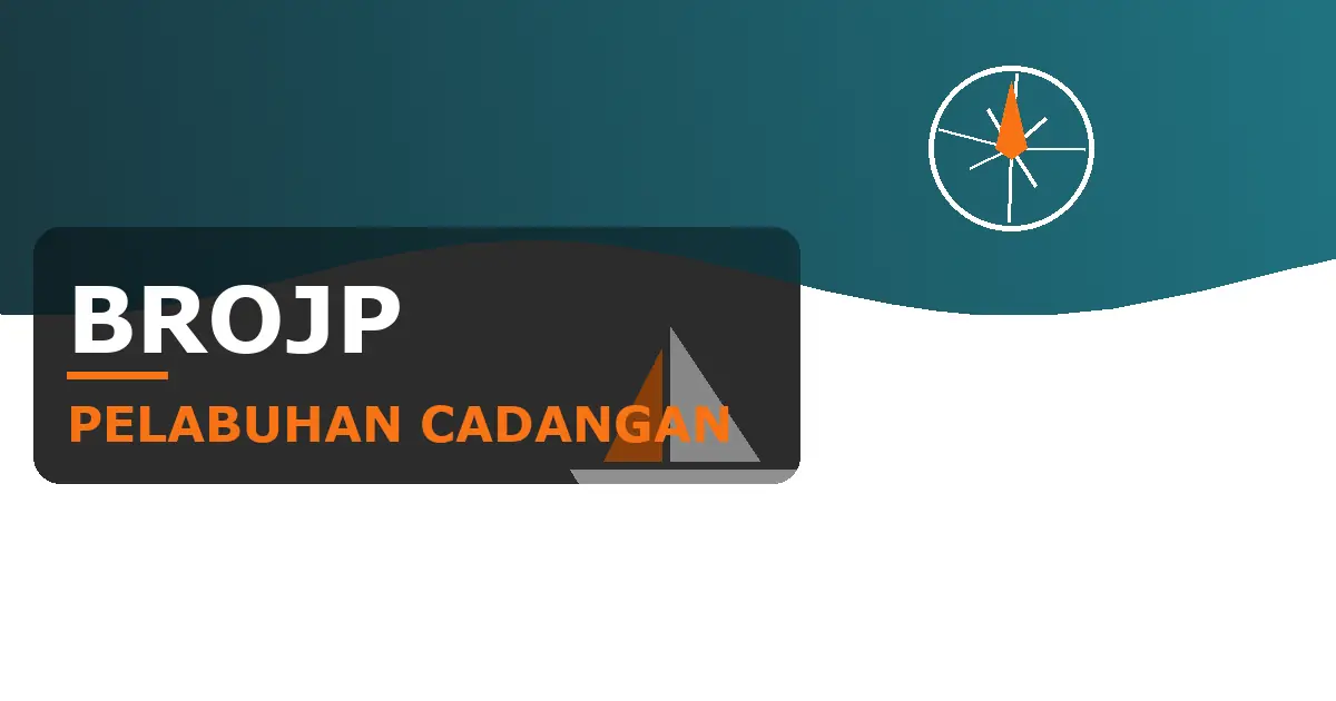 Ilustrasi peta pelabuhan cadangan BROJP link alternatif resmi